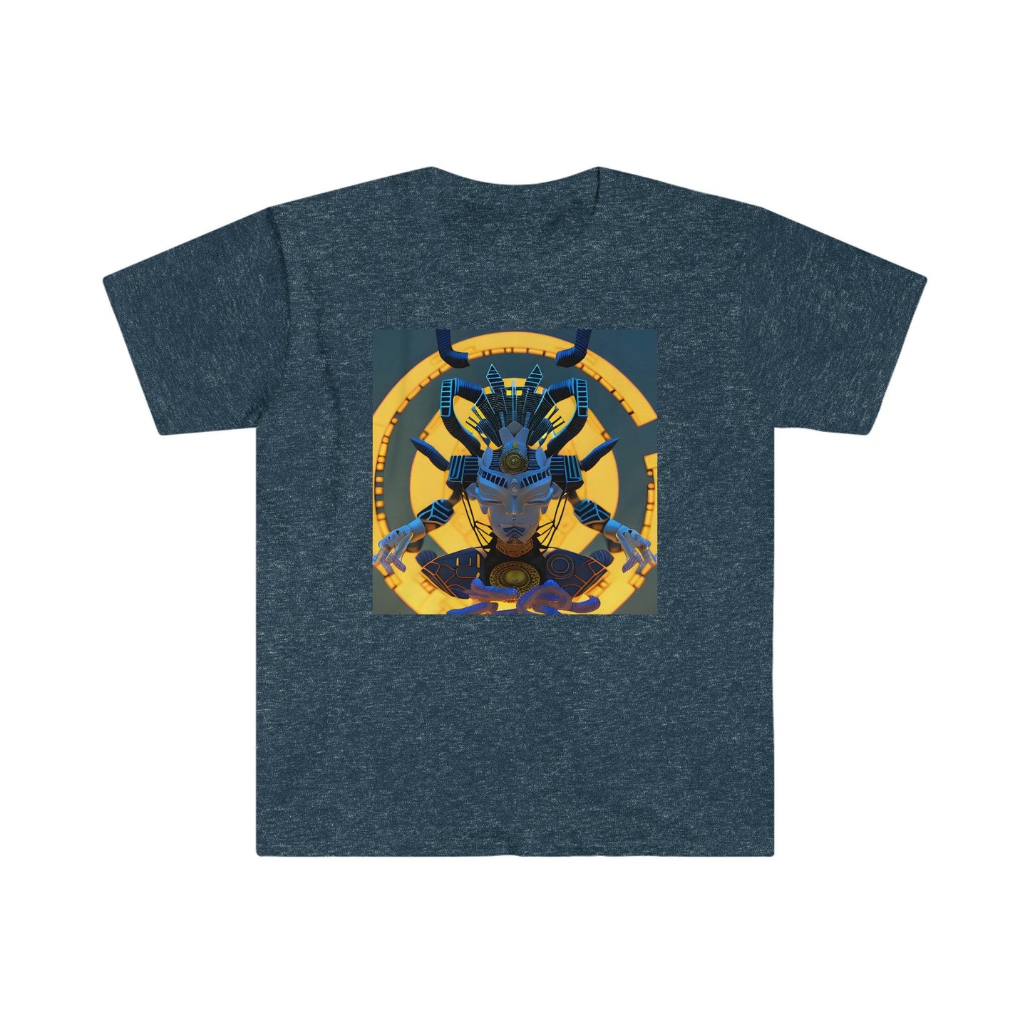 Artificial Intelligence Art T-Shirt - Men's and Women's Unisex Shirt for Festival and Street Wear Chaos Existence Bot v3.1 - Alchemystics.org
