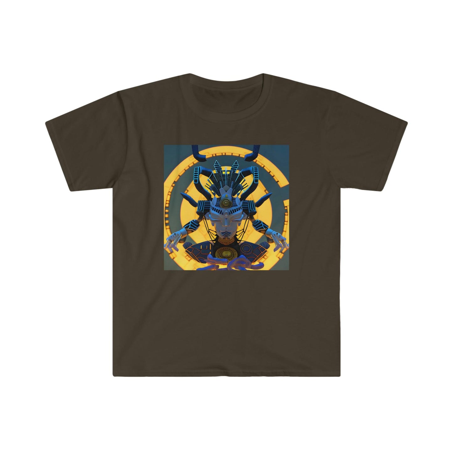 Artificial Intelligence Art T-Shirt - Men's and Women's Unisex Shirt for Festival and Street Wear Chaos Existence Bot v3.1 - Alchemystics.org