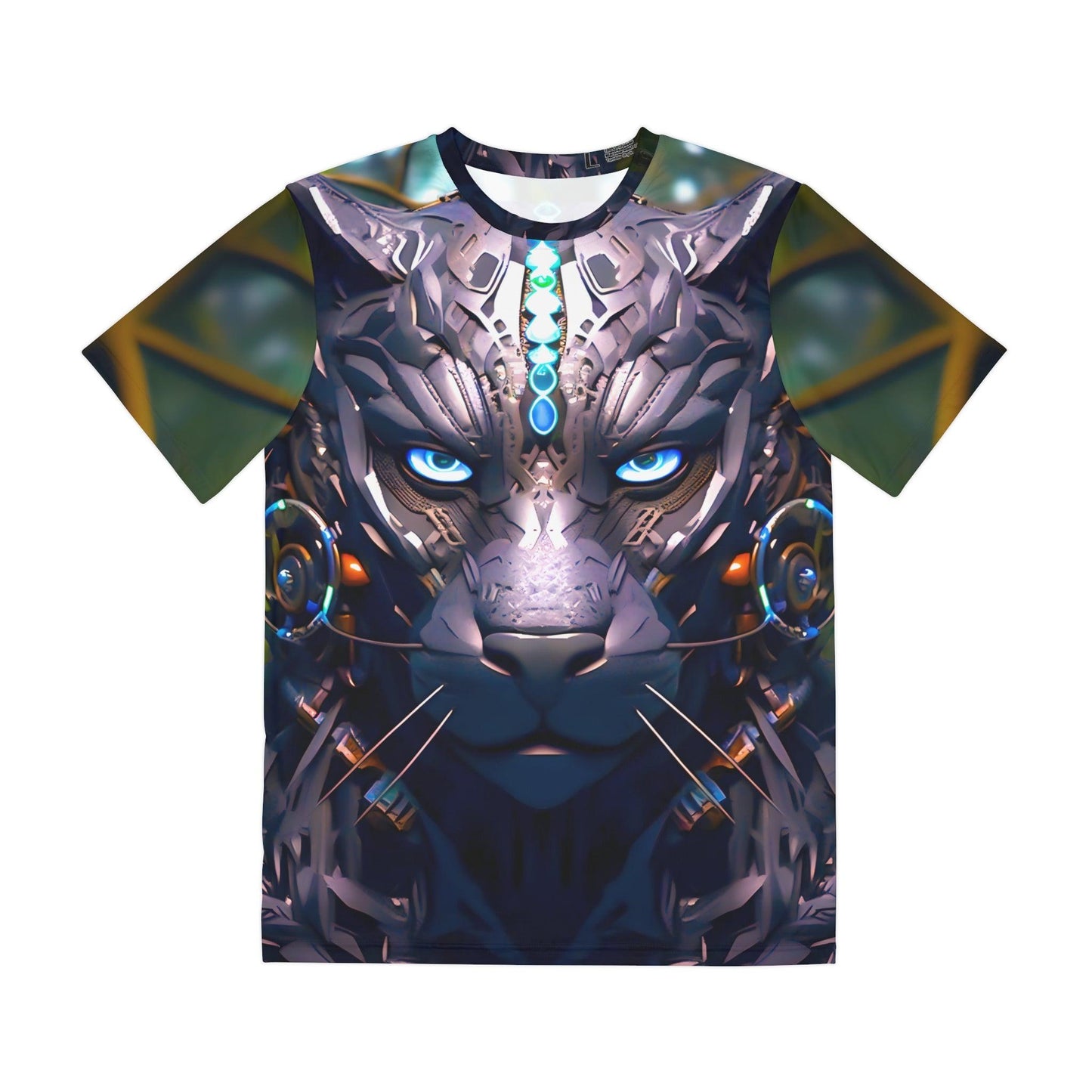 Black Panther of the Jungle Sublimation Shirt - All Over Print (AOP) - Street Rave Festival Wear - Alchemystics.org