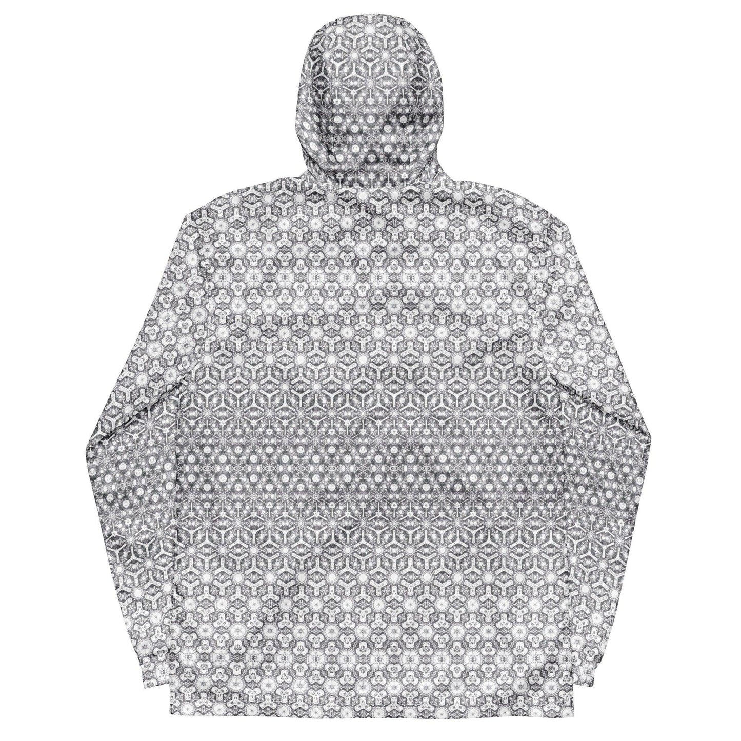 Light Morphing Sacred Geometry Hexagonal Windbreaker v1.0 by Meta Zen - Alchemystics.org