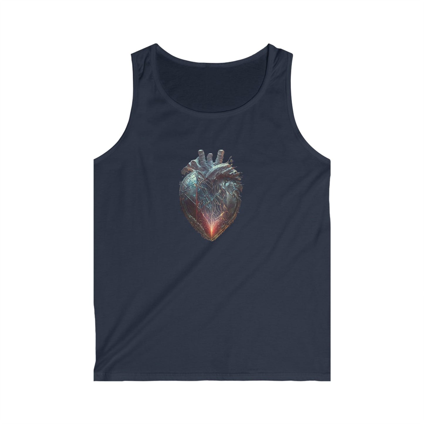 Mending Healing Heart Love Art Men's and Women's Unisex Softstyle Tank Top for Festival and Street Wear - Alchemystics.org