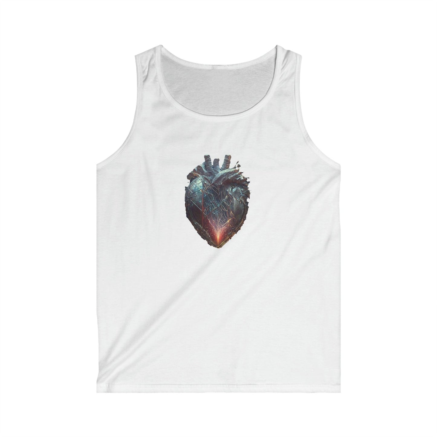 Mending Healing Heart Love Art Men's and Women's Unisex Softstyle Tank Top for Festival and Street Wear - Alchemystics.org