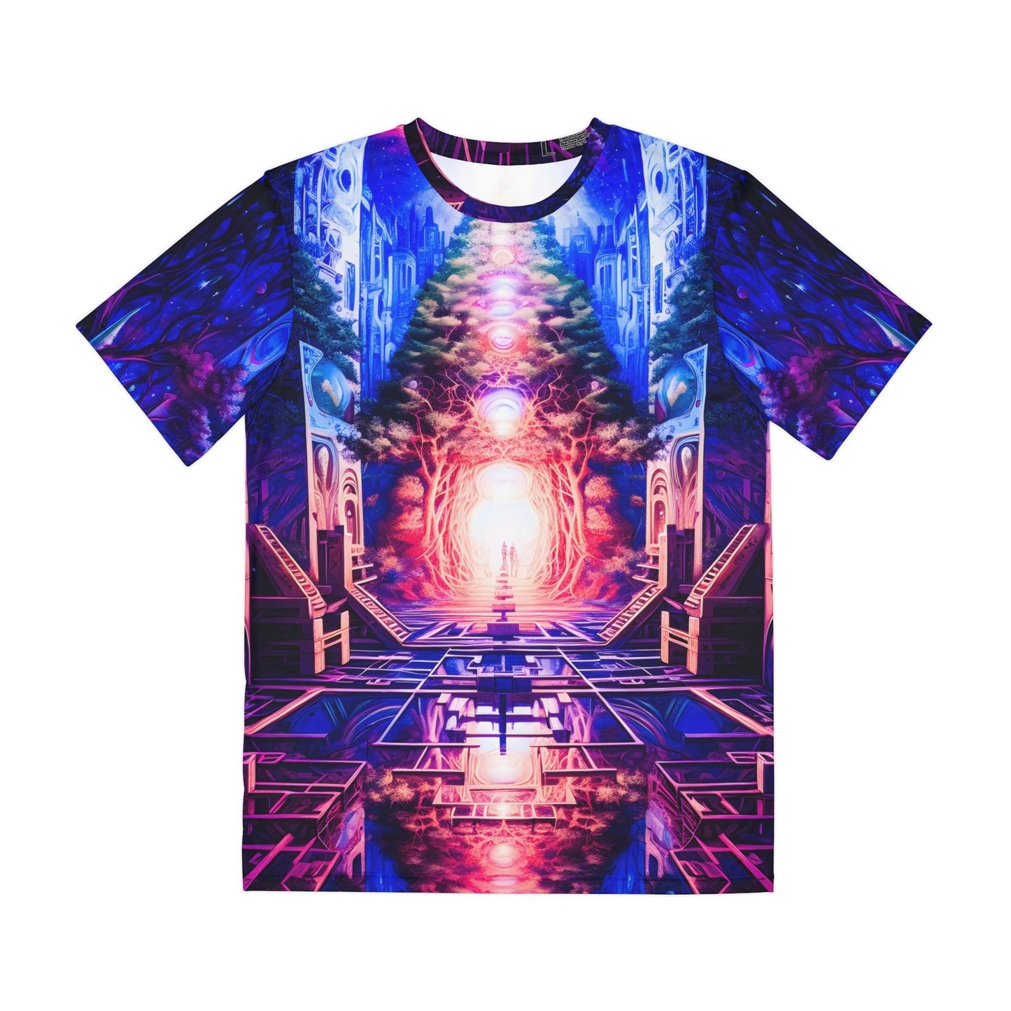 Realms v1.0 Unisex Polyester All Over Print T-shirt - Alchemystics.org