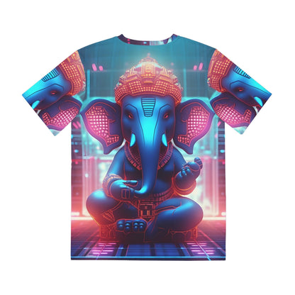 3D Ganesh Remover Of Obstacles Full Sublimation Shirt - Embrace the Power and Style Colorful Symmetrical Sublimation- All Over Print (AOP) - Street or Festival Wear - Alchemystics.org