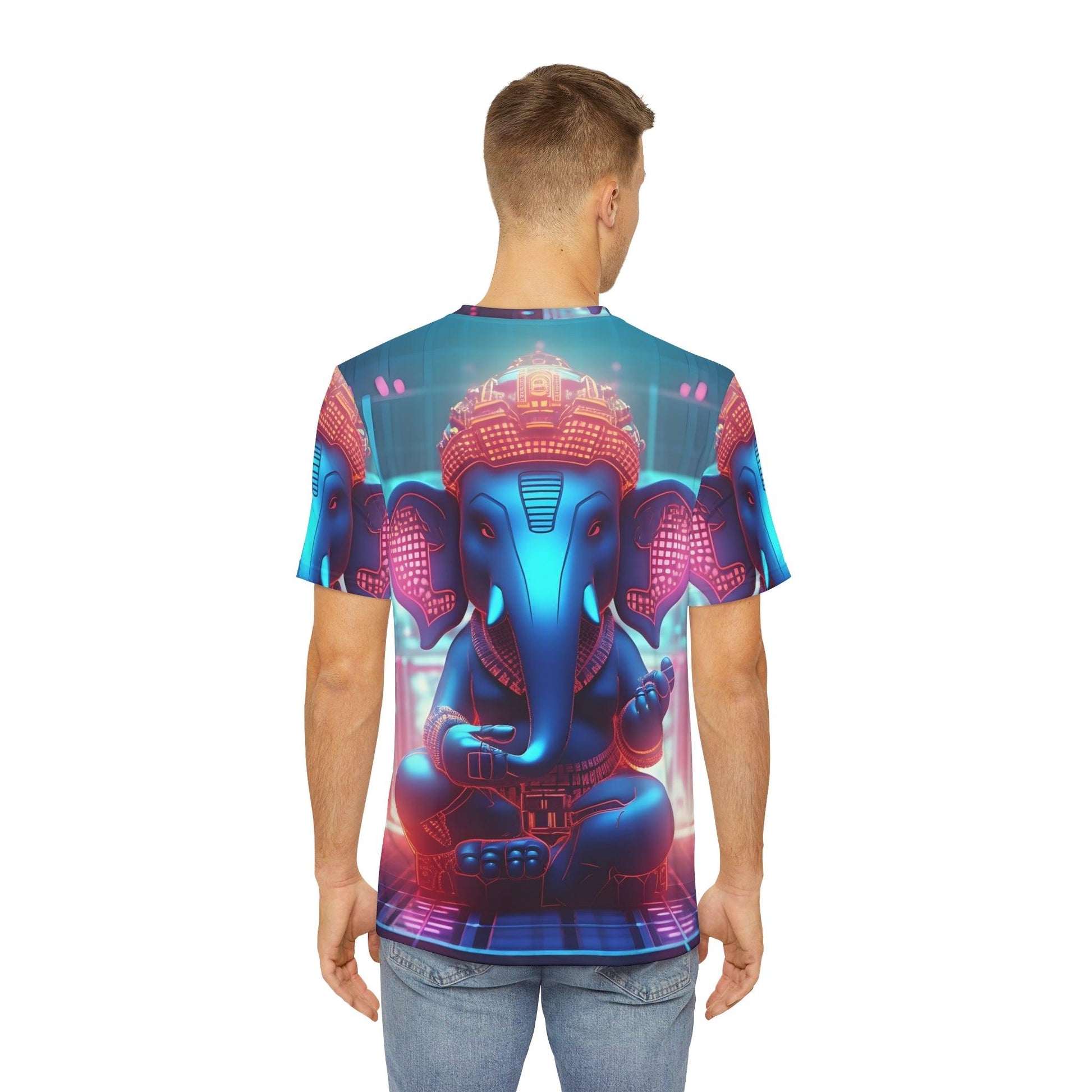 3D Ganesh Remover Of Obstacles Full Sublimation Shirt - Embrace the Power and Style Colorful Symmetrical Sublimation- All Over Print (AOP) - Street or Festival Wear - Alchemystics.org