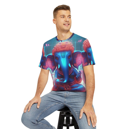 3D Ganesh Remover Of Obstacles Full Sublimation Shirt - Embrace the Power and Style Colorful Symmetrical Sublimation- All Over Print (AOP) - Street or Festival Wear - Alchemystics.org