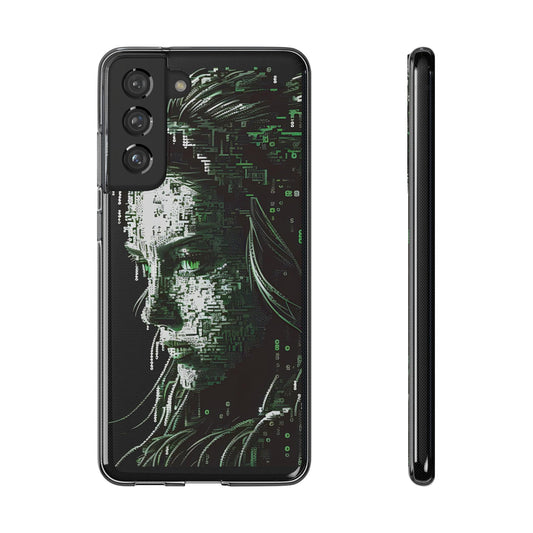 AI Girl Transparent Soft Phone Case for Samsung or Iphone - Alchemystics.org