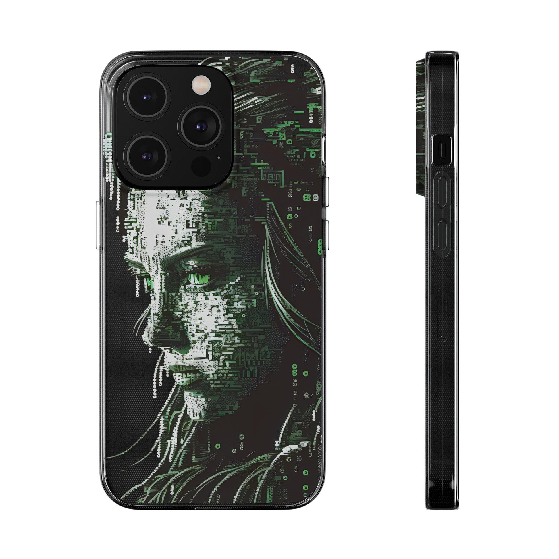 AI Girl Transparent Soft Phone Case for Samsung or Iphone - Alchemystics.org