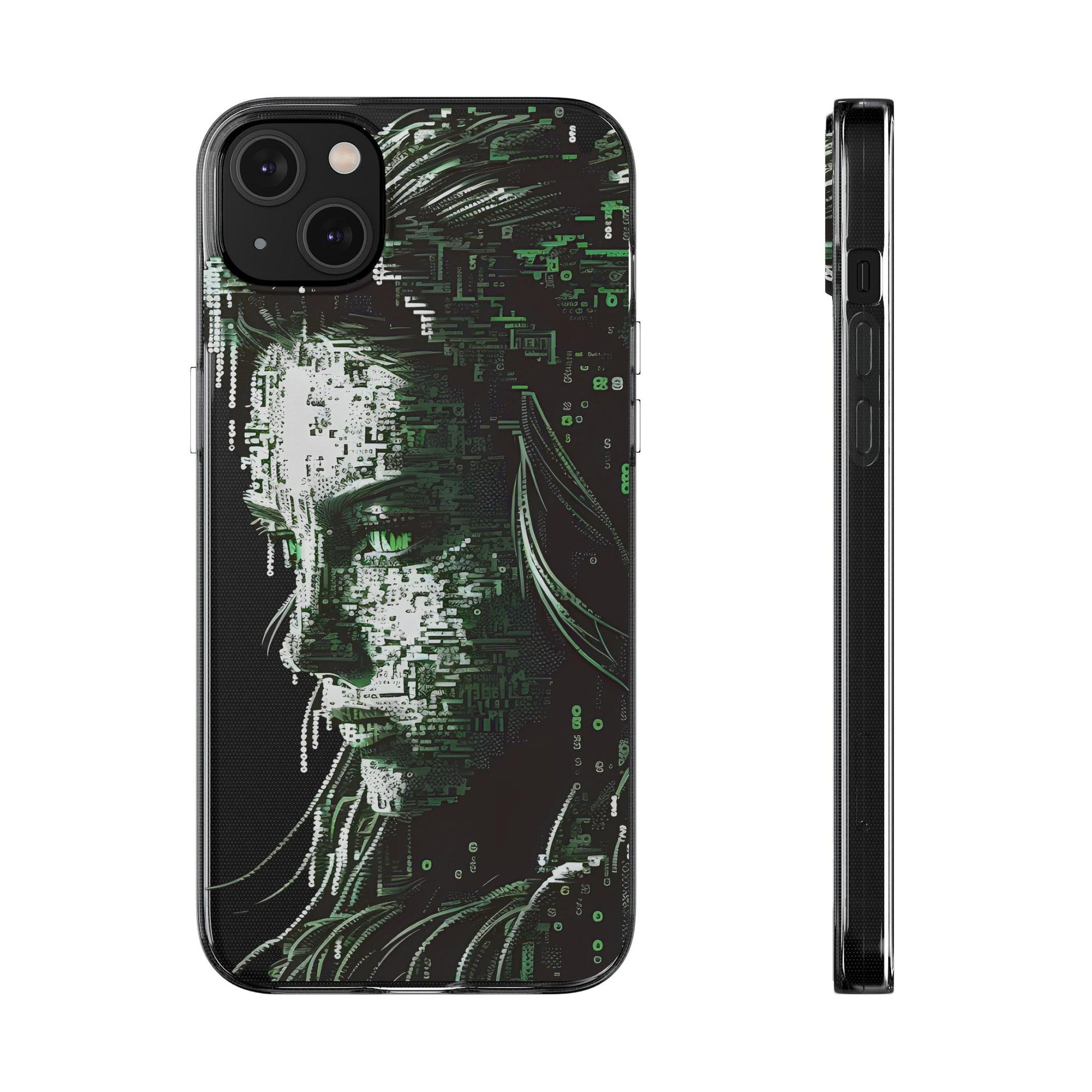 AI Girl Transparent Soft Phone Case for Samsung or Iphone - Alchemystics.org