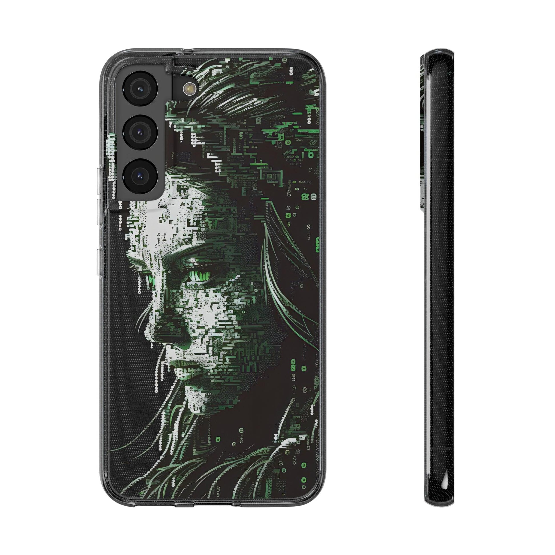 AI Girl Transparent Soft Phone Case for Samsung or Iphone - Alchemystics.org