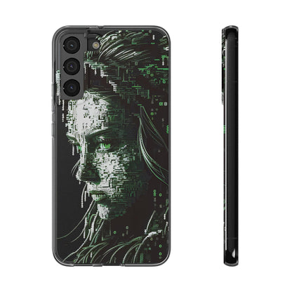 AI Girl Transparent Soft Phone Case for Samsung or Iphone - Alchemystics.org