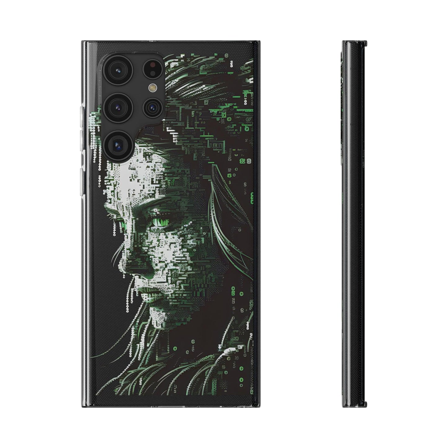 AI Girl Transparent Soft Phone Case for Samsung or Iphone - Alchemystics.org