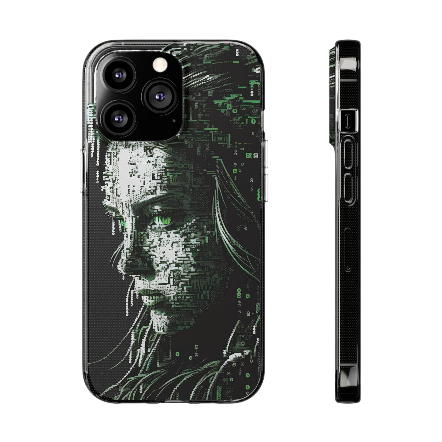 AI Girl Transparent Soft Phone Case for Samsung or Iphone - Alchemystics.org