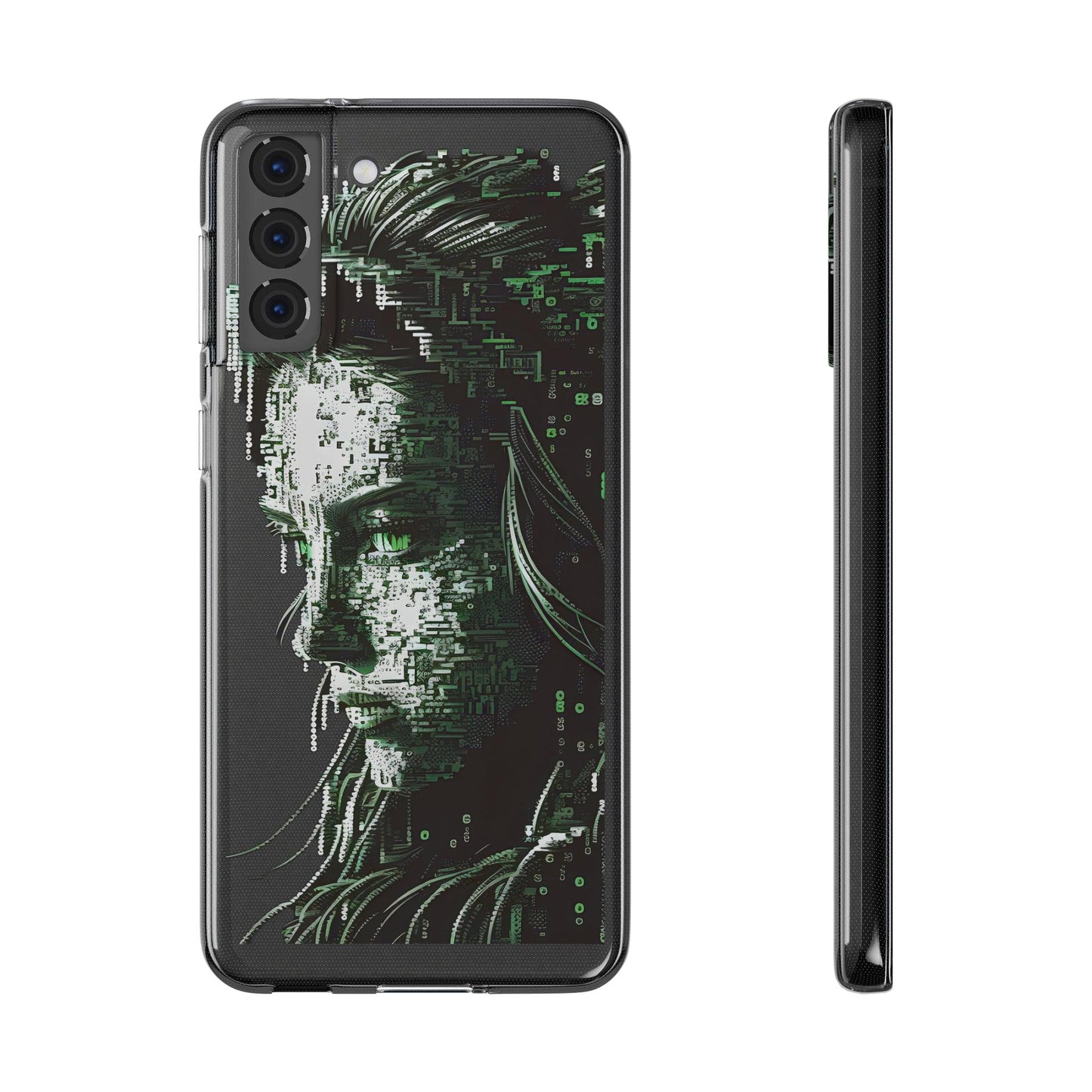 AI Girl Transparent Soft Phone Case for Samsung or Iphone - Alchemystics.org
