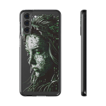AI Girl Transparent Soft Phone Case for Samsung or Iphone - Alchemystics.org
