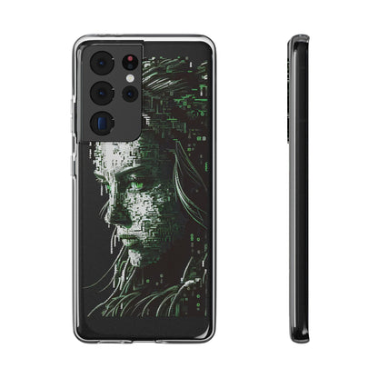 AI Girl Transparent Soft Phone Case for Samsung or Iphone - Alchemystics.org