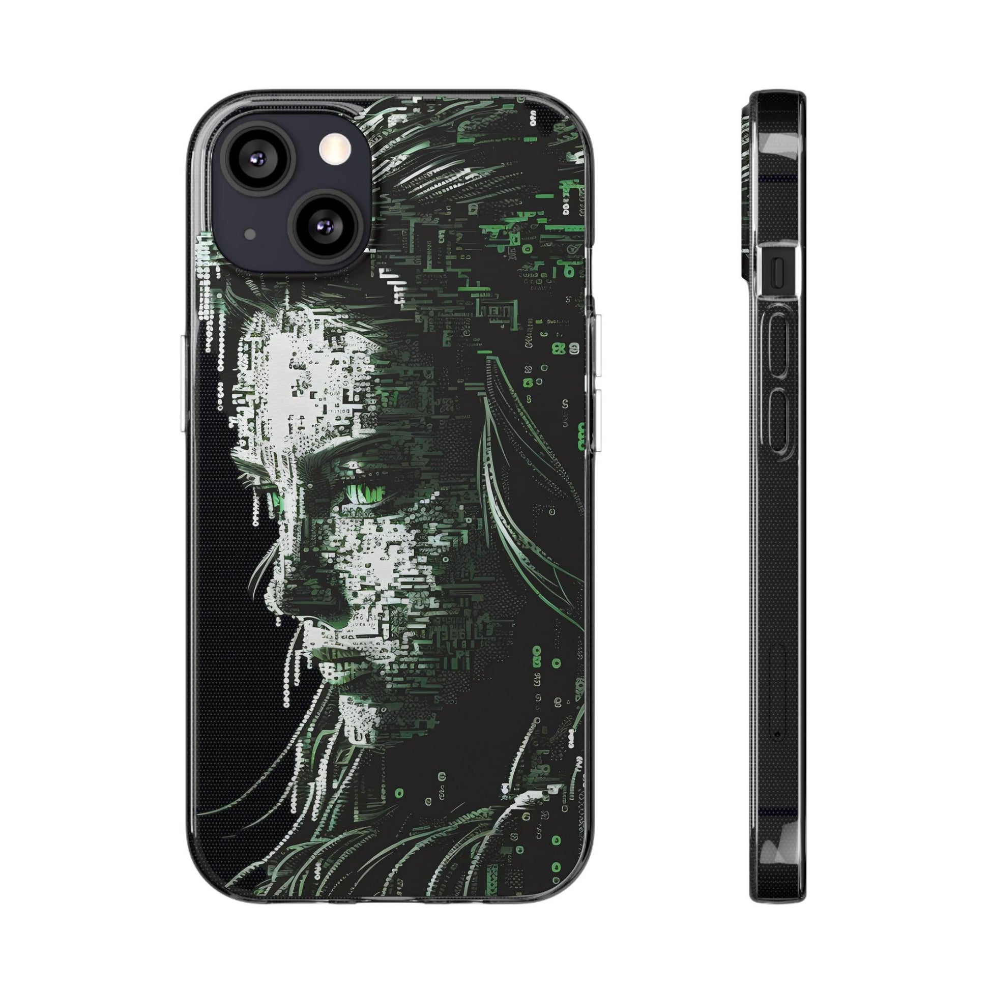 AI Girl Transparent Soft Phone Case for Samsung or Iphone - Alchemystics.org