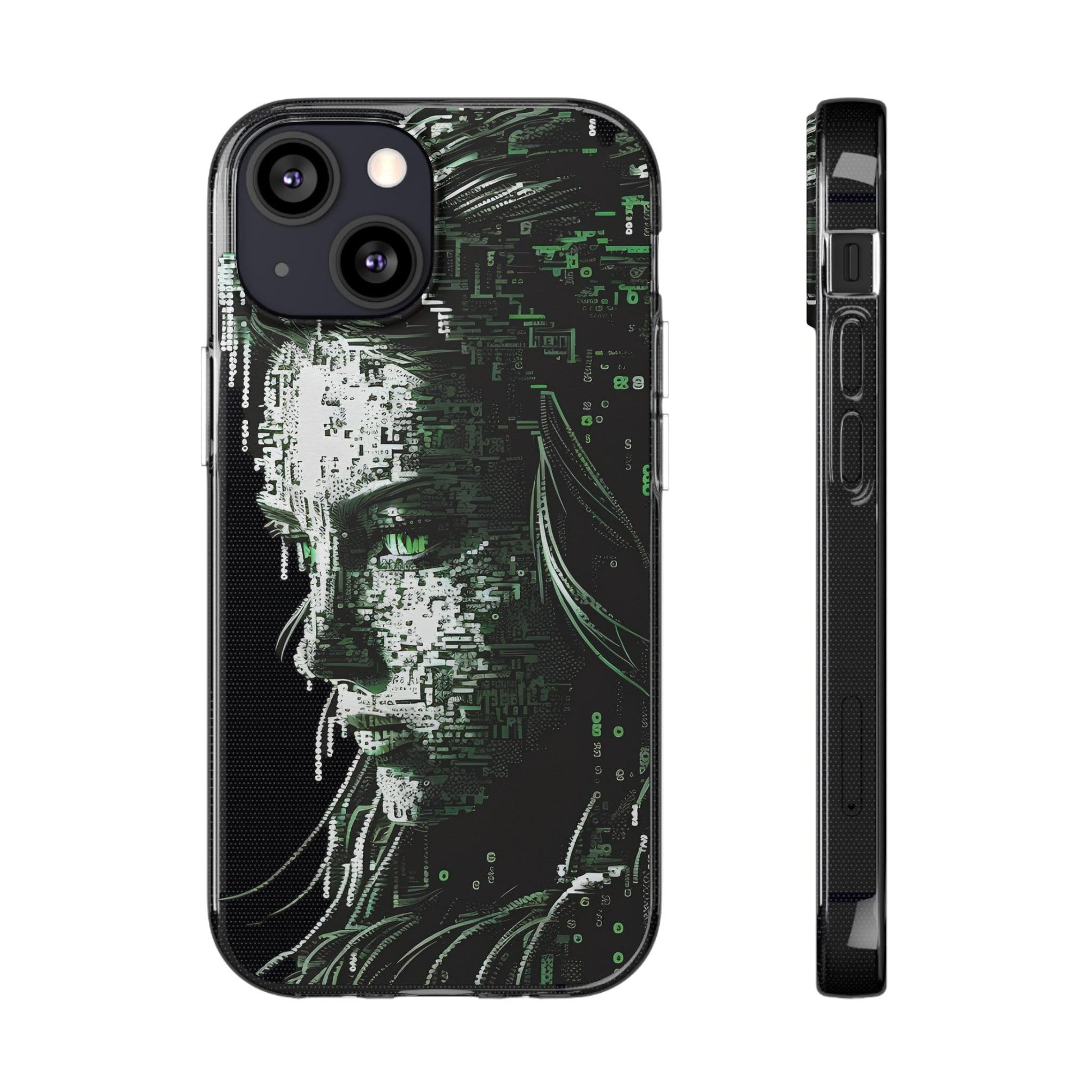 AI Girl Transparent Soft Phone Case for Samsung or Iphone - Alchemystics.org