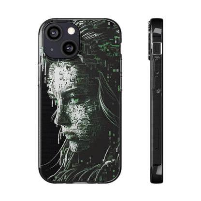 AI Girl Transparent Soft Phone Case for Samsung or Iphone - Alchemystics.org