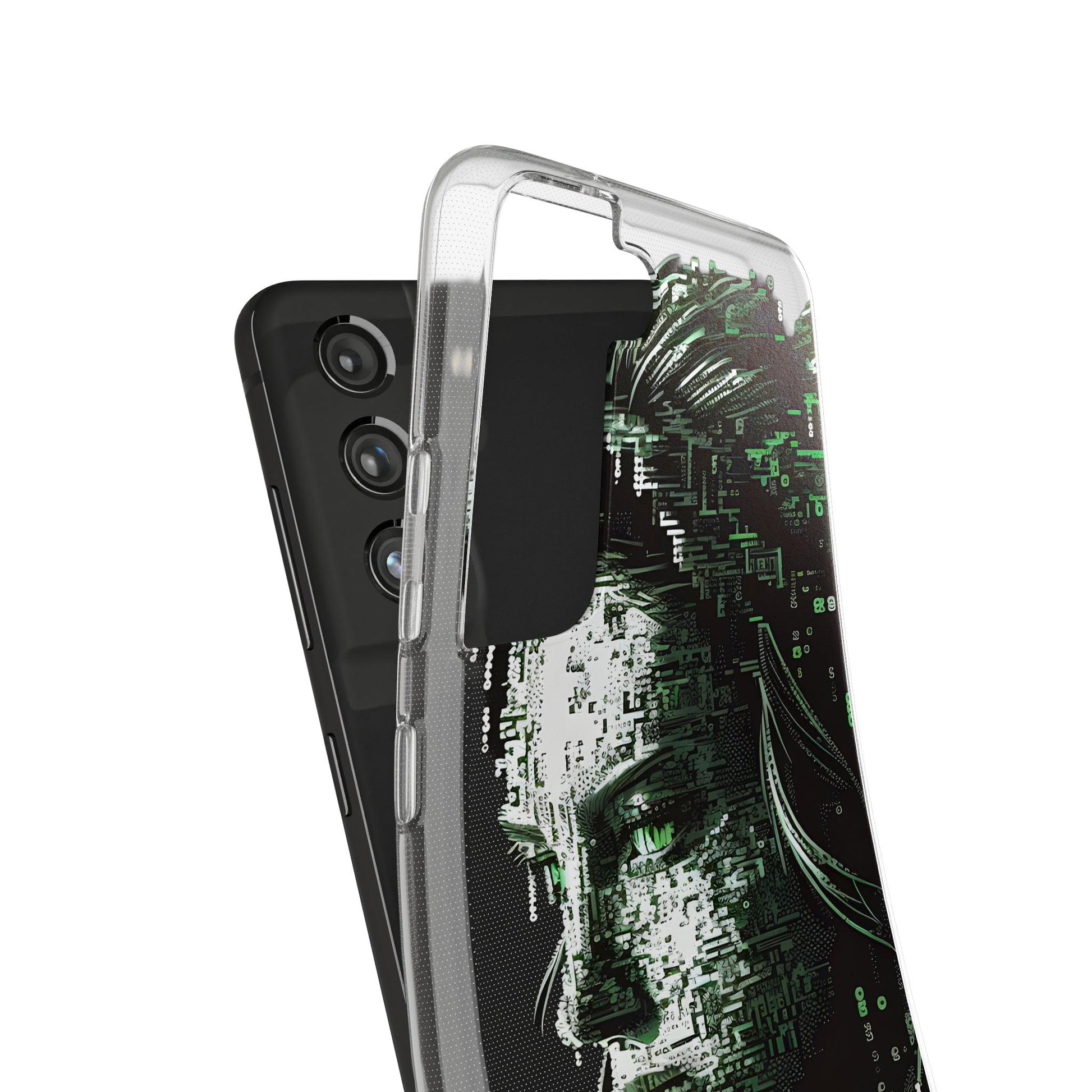 AI Girl Transparent Soft Phone Case for Samsung or Iphone - Alchemystics.org