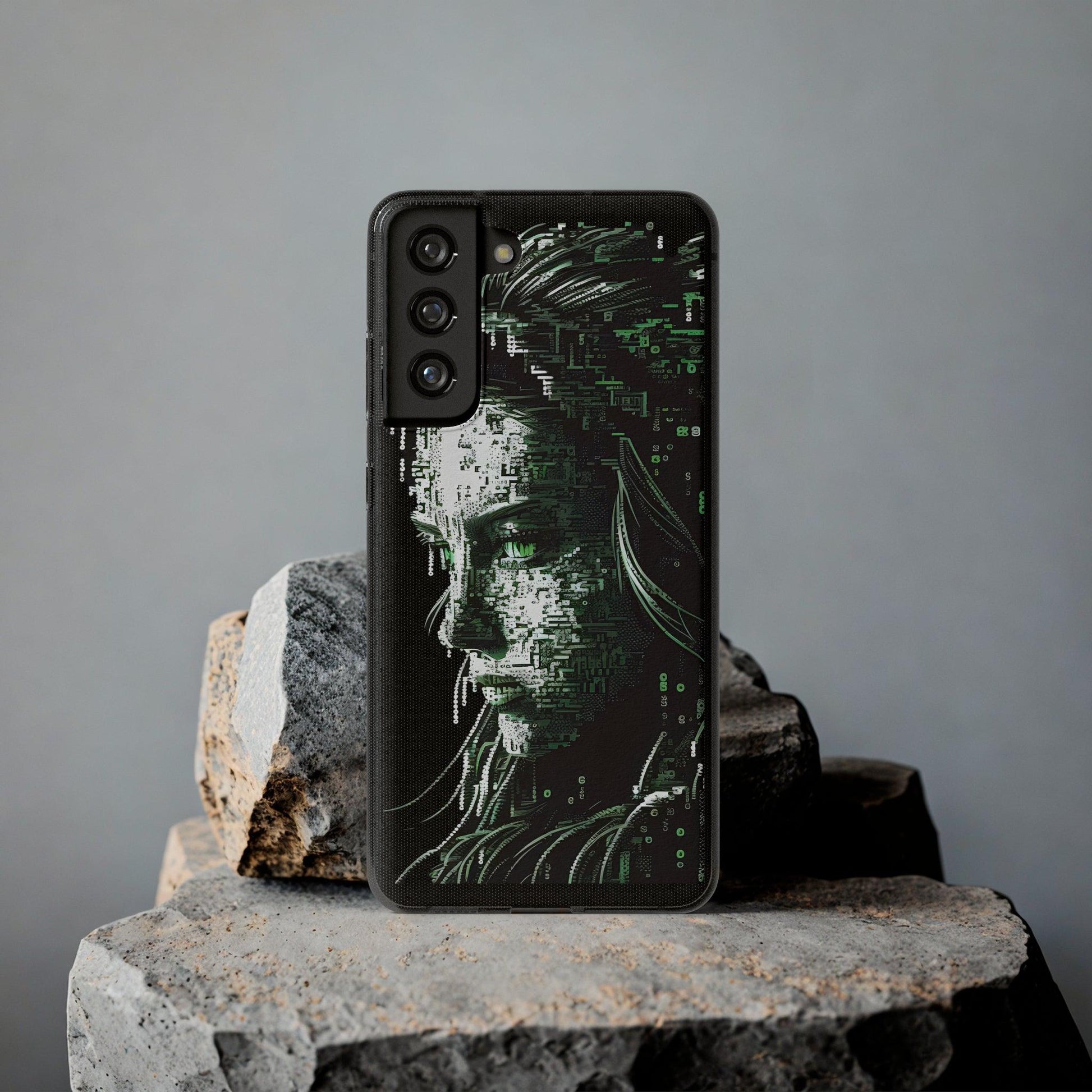 AI Girl Transparent Soft Phone Case for Samsung or Iphone - Alchemystics.org