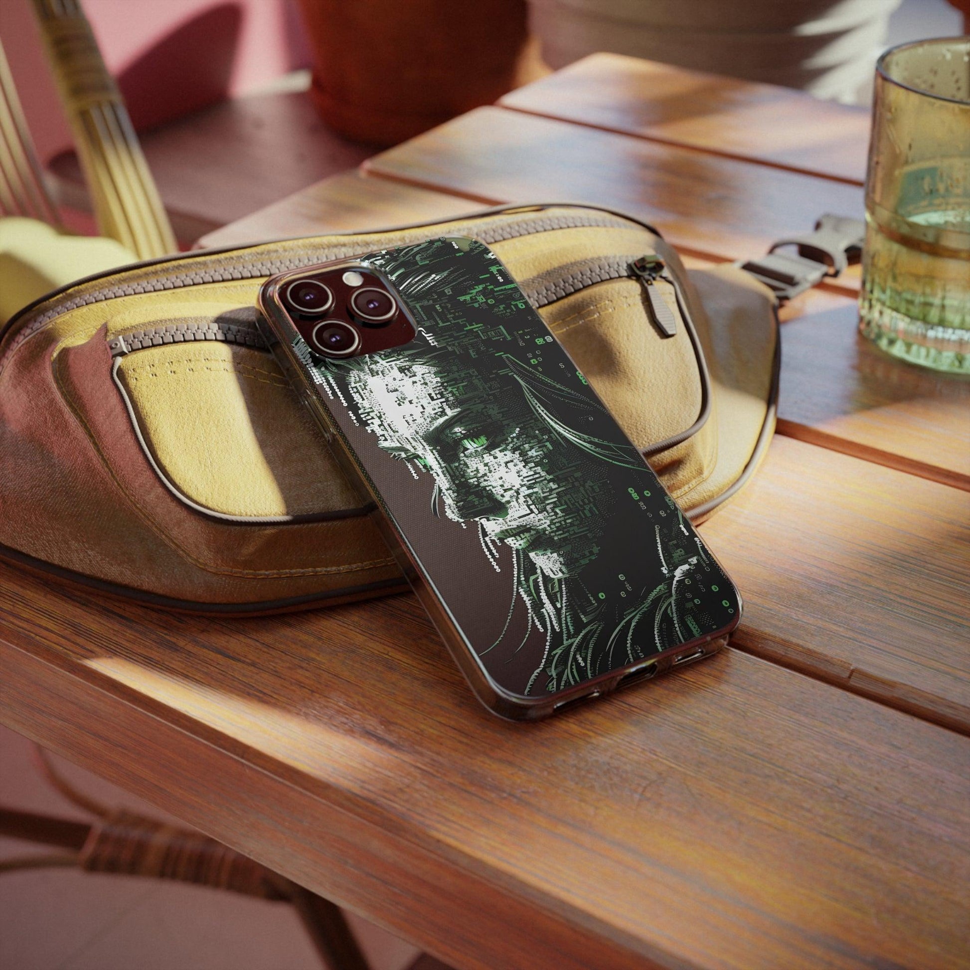 AI Girl Transparent Soft Phone Case for Samsung or Iphone - Alchemystics.org