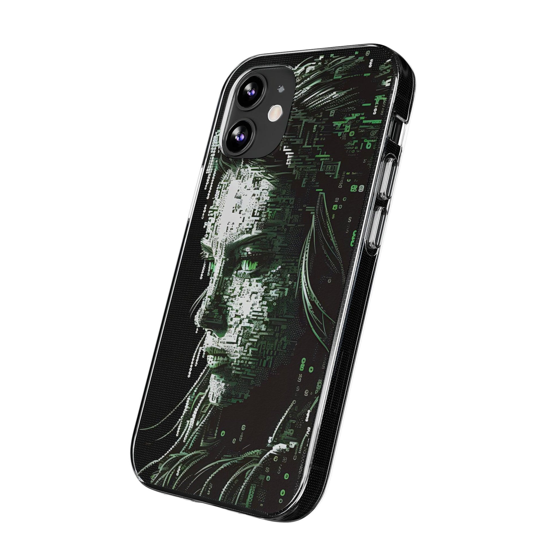 AI Girl Transparent Soft Phone Case for Samsung or Iphone - Alchemystics.org