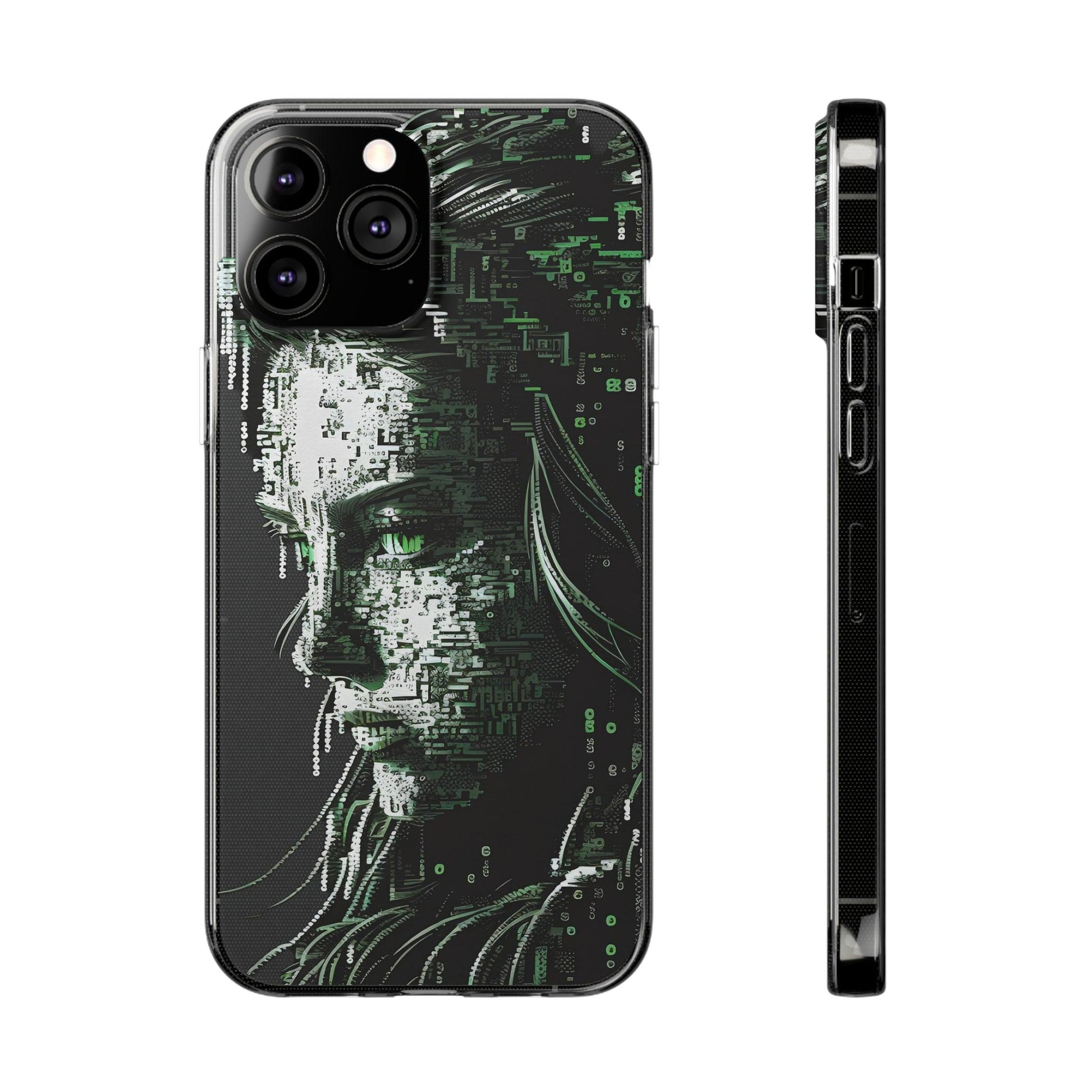 AI Girl Transparent Soft Phone Case for Samsung or Iphone - Alchemystics.org
