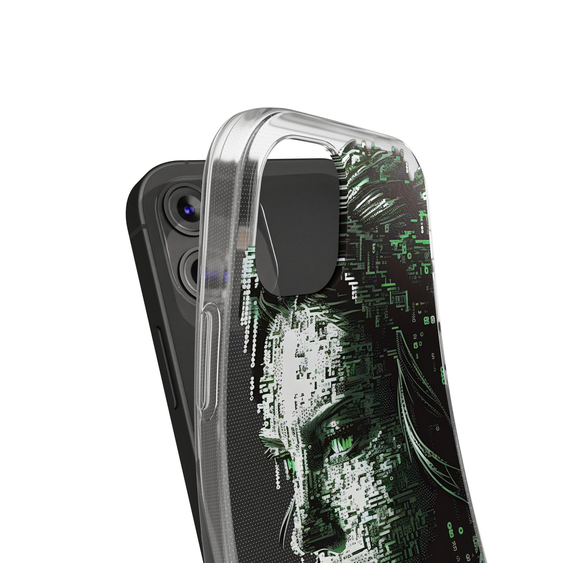 AI Girl Transparent Soft Phone Case for Samsung or Iphone - Alchemystics.org