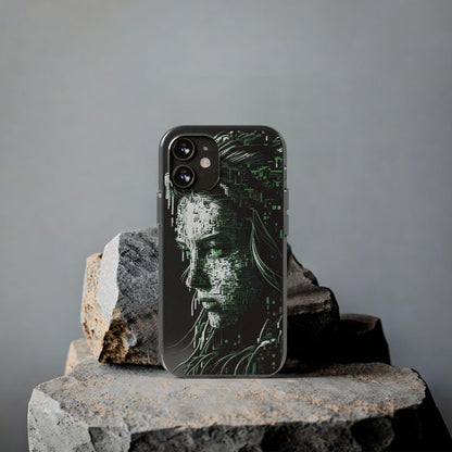 AI Girl Transparent Soft Phone Case for Samsung or Iphone - Alchemystics.org