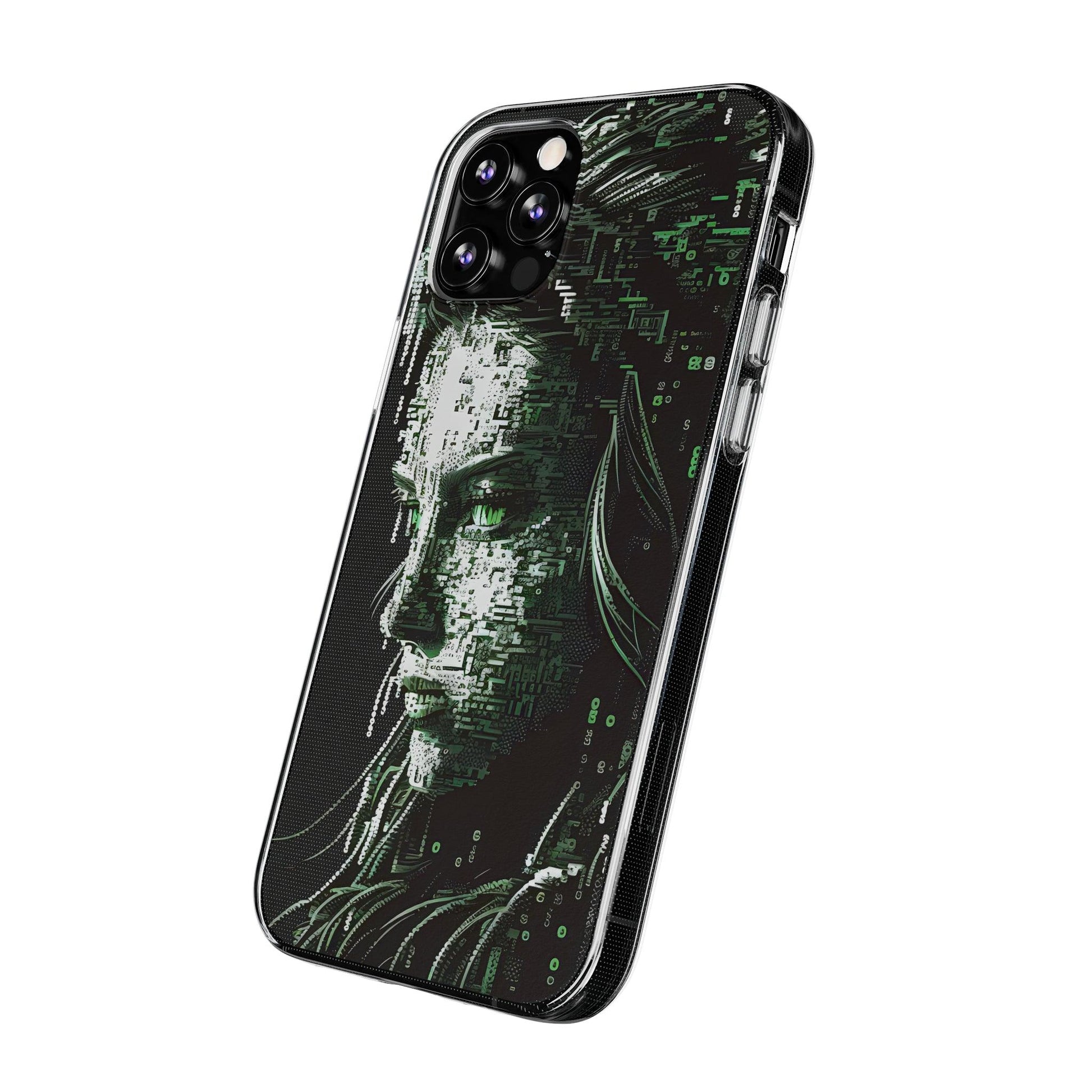 AI Girl Transparent Soft Phone Case for Samsung or Iphone - Alchemystics.org