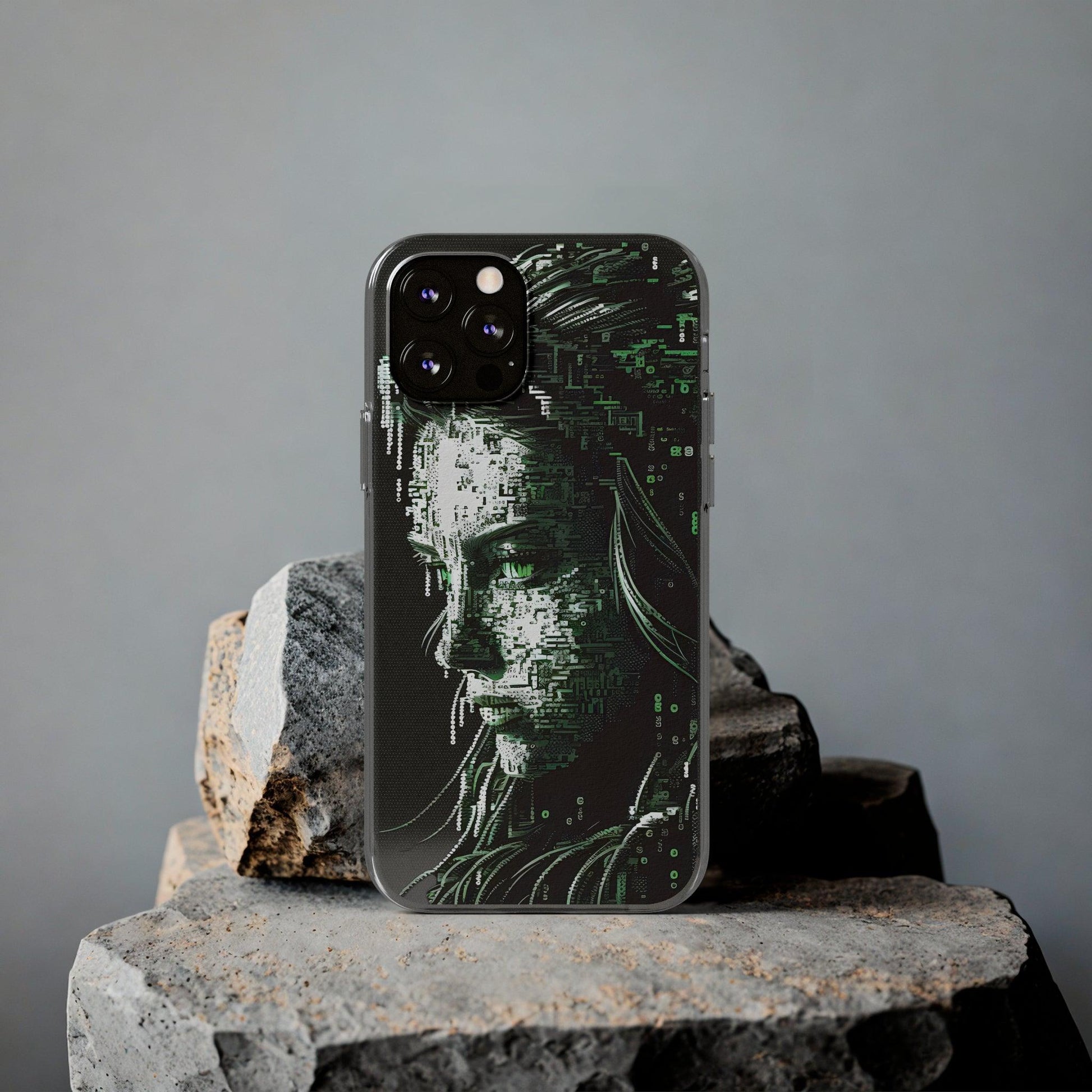 AI Girl Transparent Soft Phone Case for Samsung or Iphone - Alchemystics.org