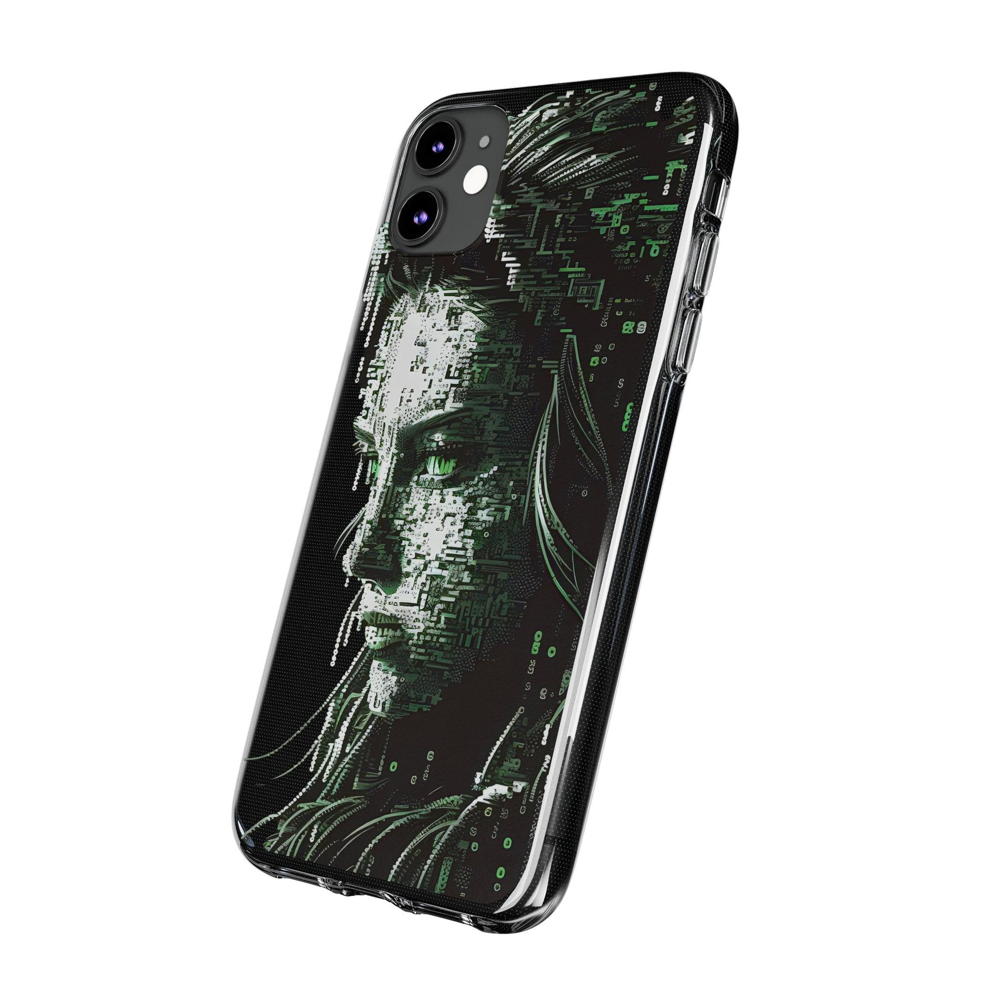 AI Girl Transparent Soft Phone Case for Samsung or Iphone - Alchemystics.org