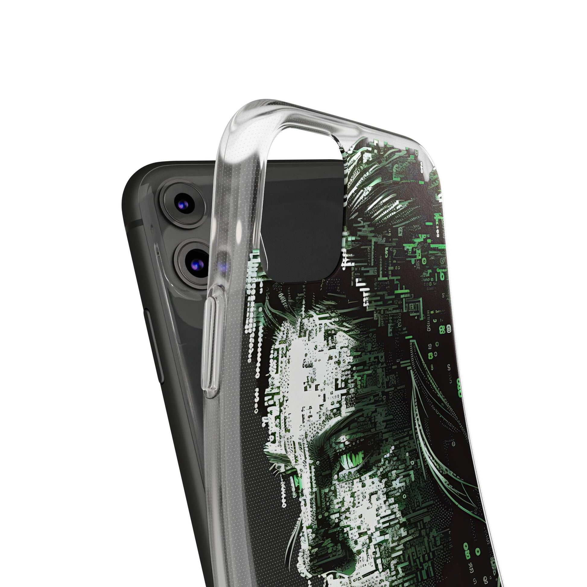 AI Girl Transparent Soft Phone Case for Samsung or Iphone - Alchemystics.org