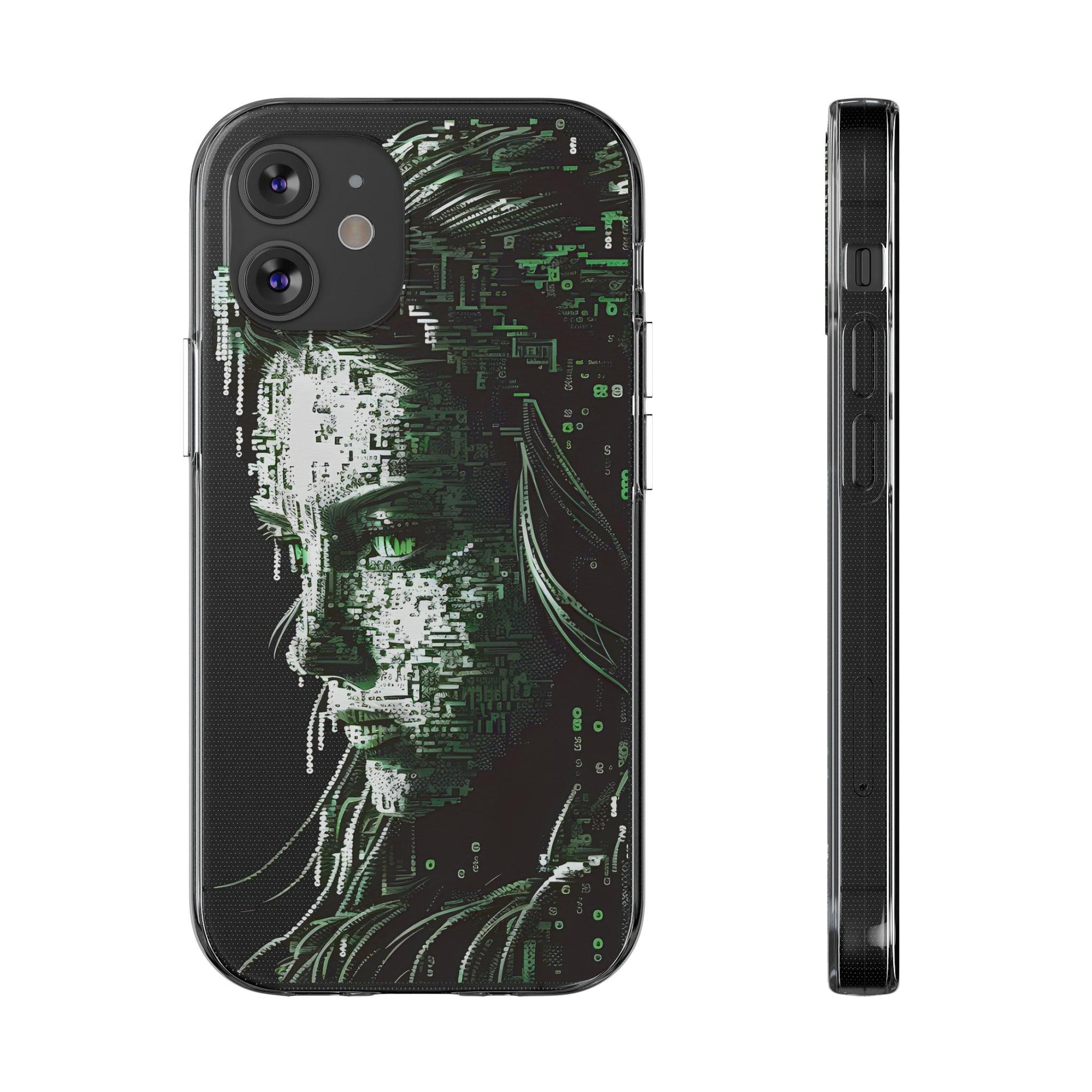 AI Girl Transparent Soft Phone Case for Samsung or Iphone - Alchemystics.org