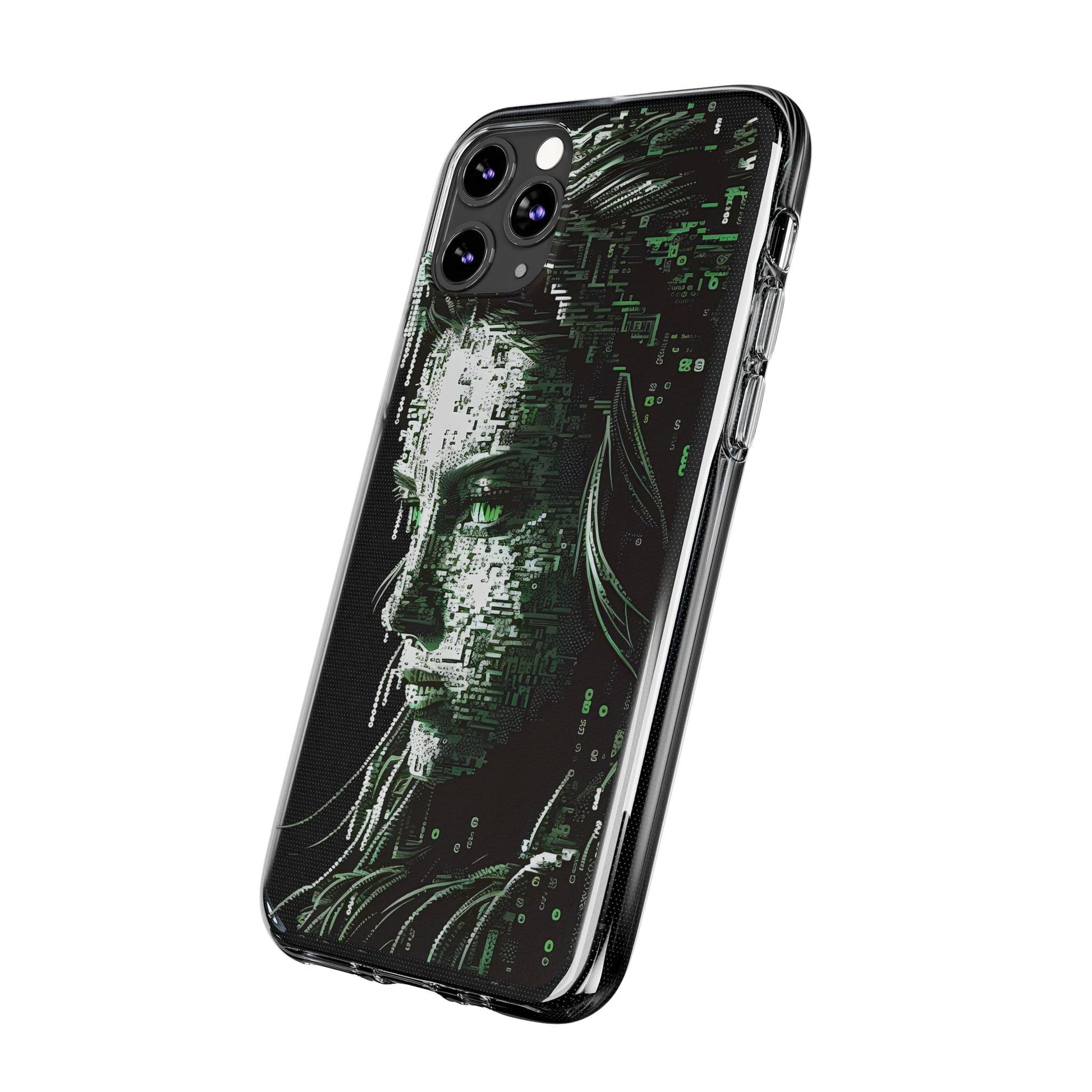 AI Girl Transparent Soft Phone Case for Samsung or Iphone - Alchemystics.org