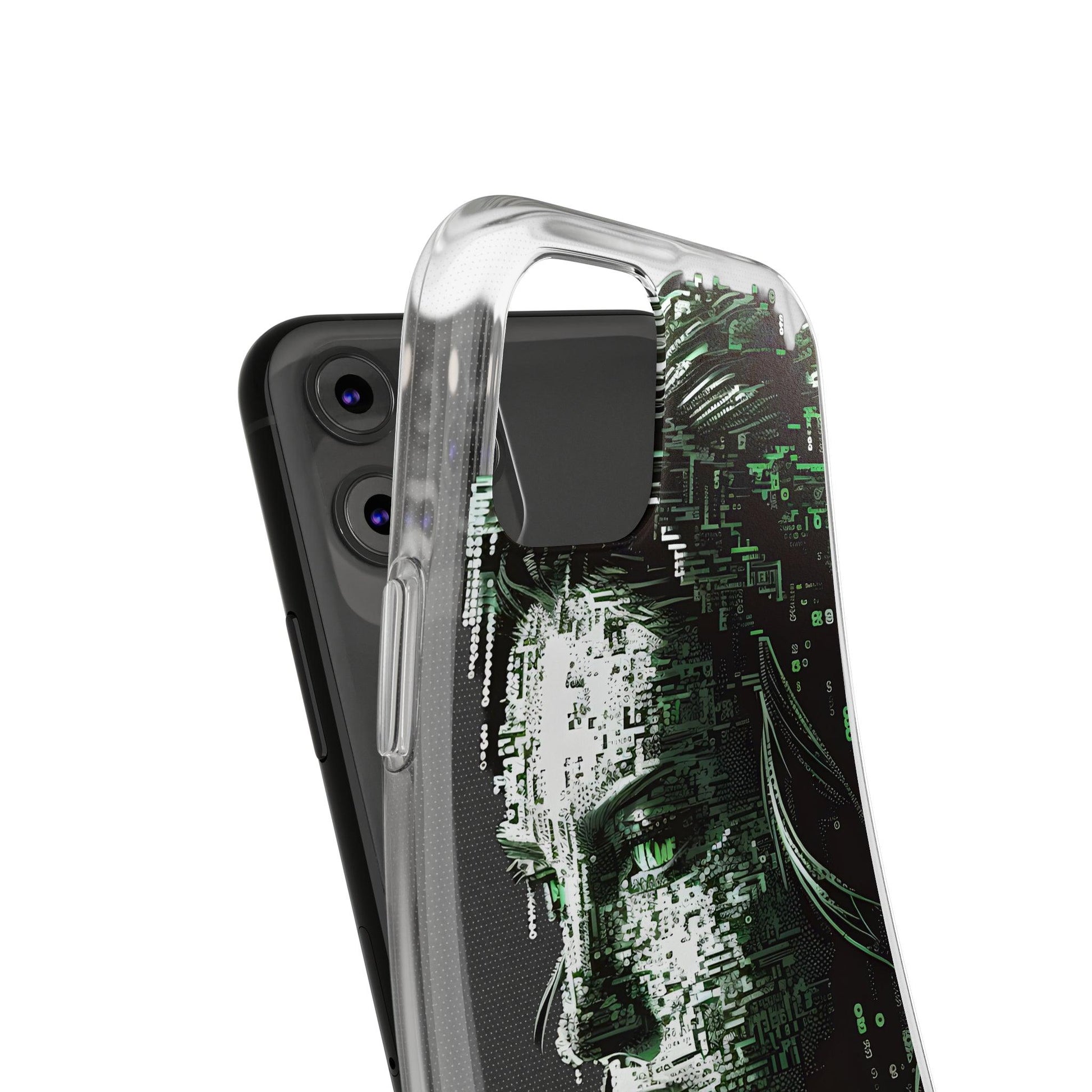 AI Girl Transparent Soft Phone Case for Samsung or Iphone - Alchemystics.org