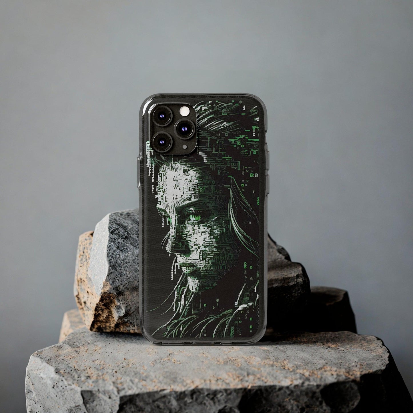 AI Girl Transparent Soft Phone Case for Samsung or Iphone - Alchemystics.org