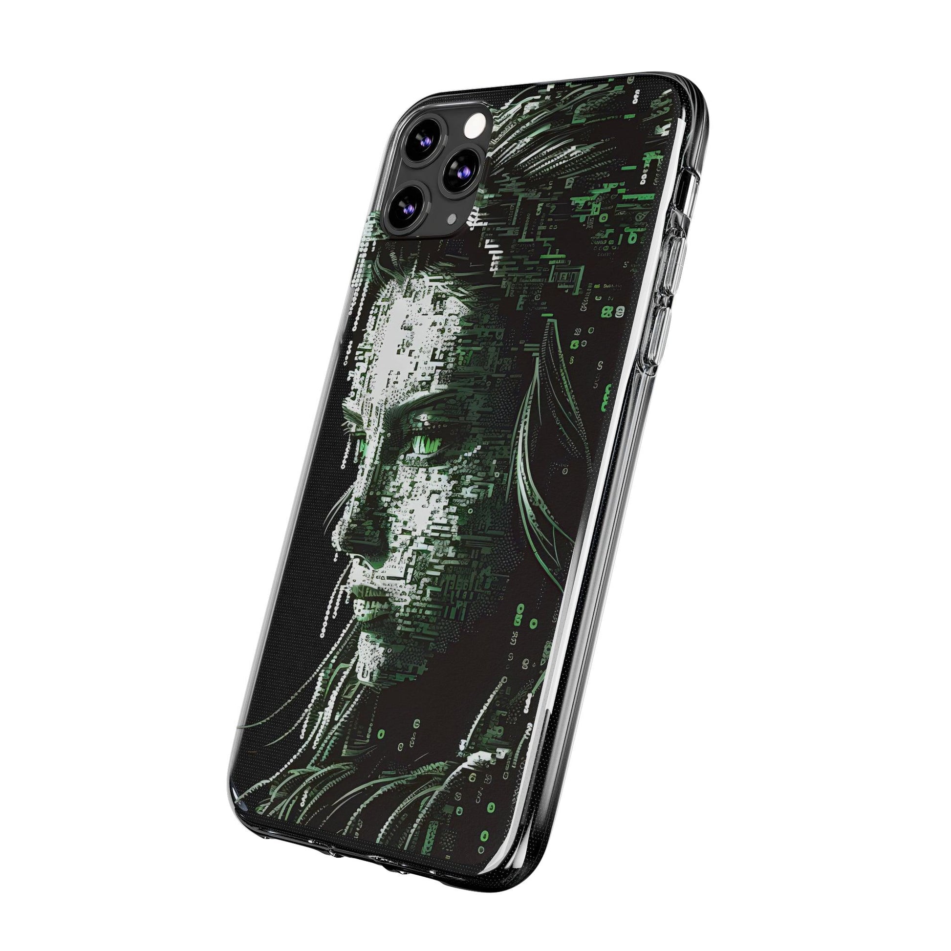 AI Girl Transparent Soft Phone Case for Samsung or Iphone - Alchemystics.org