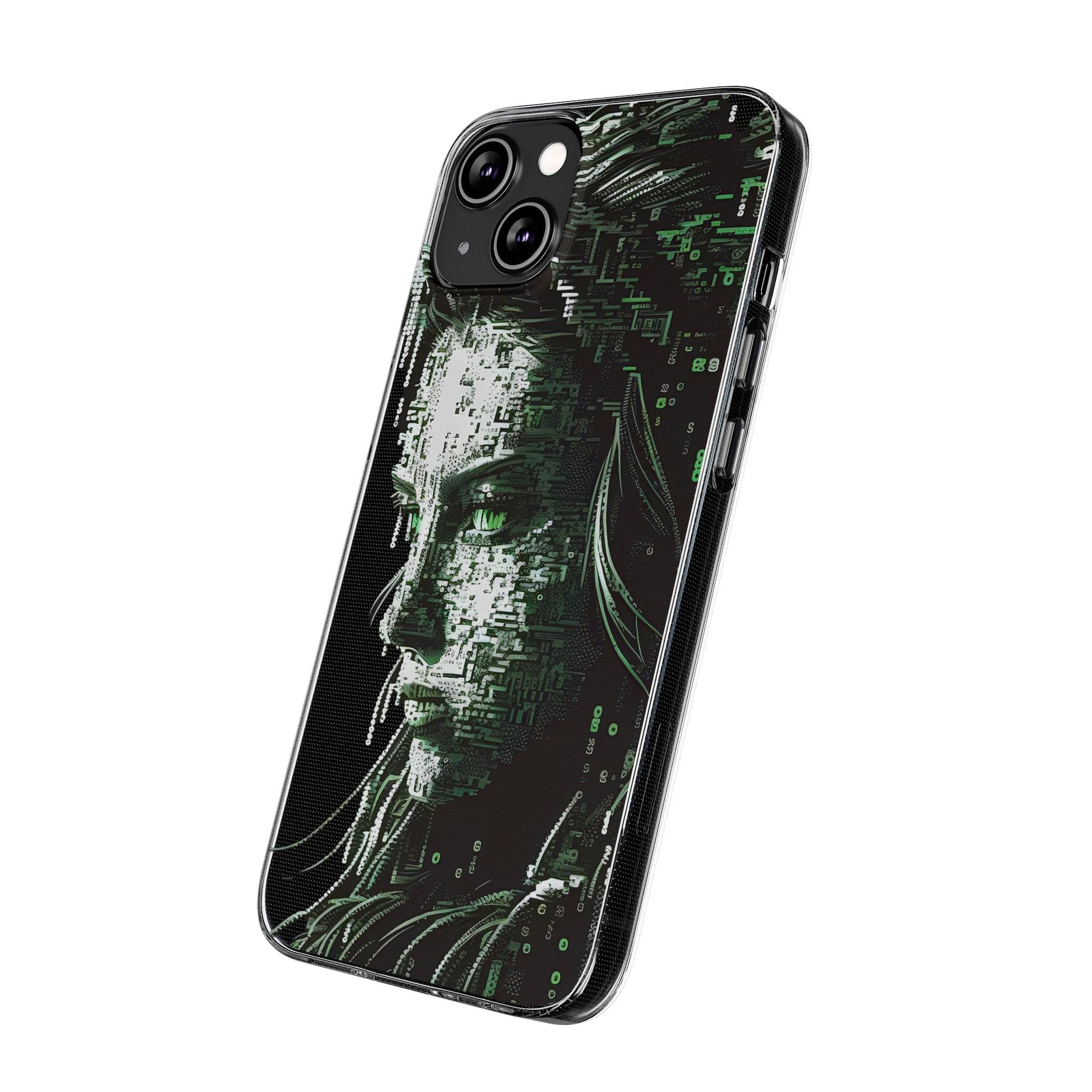 AI Girl Transparent Soft Phone Case for Samsung or Iphone - Alchemystics.org