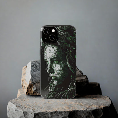 AI Girl Transparent Soft Phone Case for Samsung or Iphone - Alchemystics.org