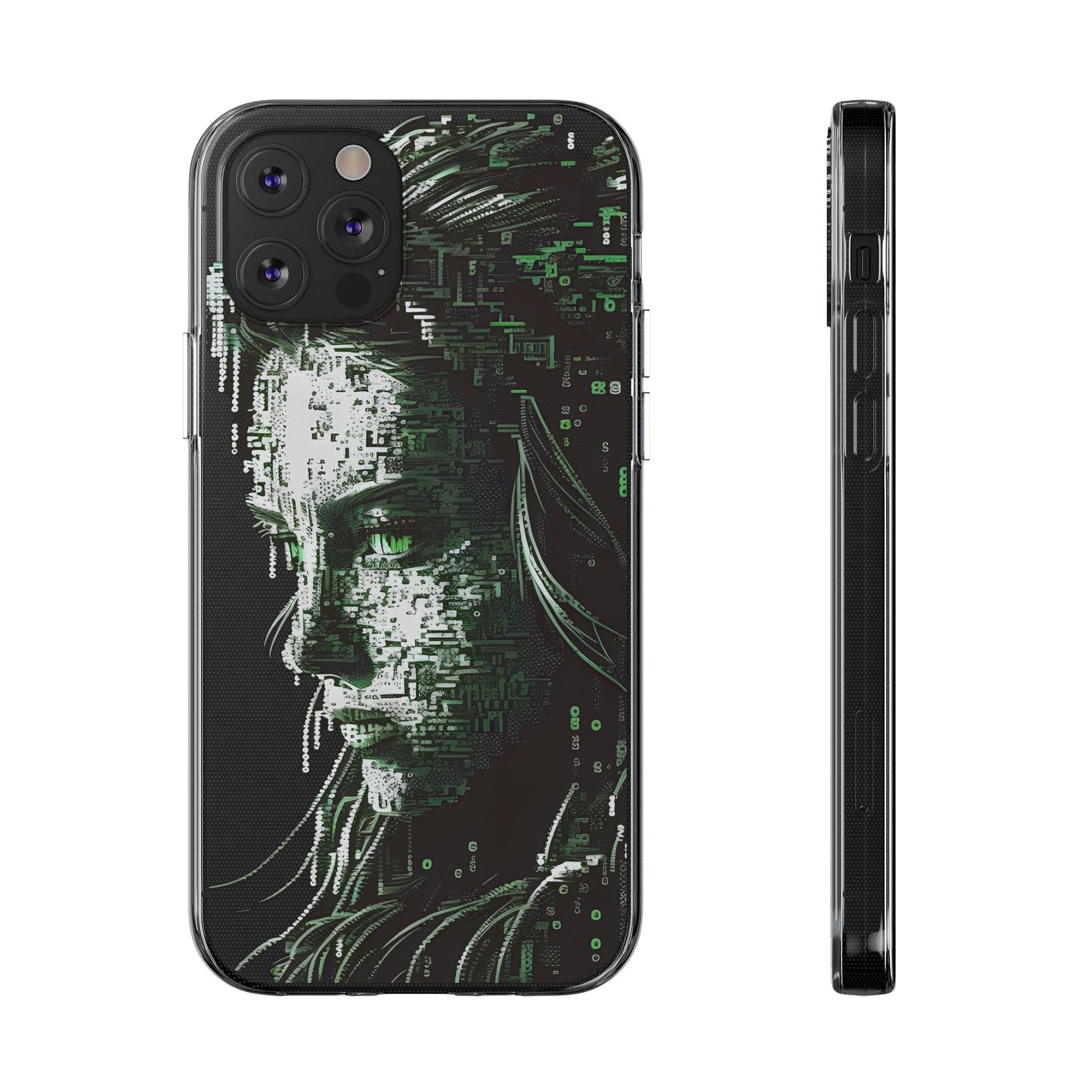 AI Girl Transparent Soft Phone Case for Samsung or Iphone - Alchemystics.org
