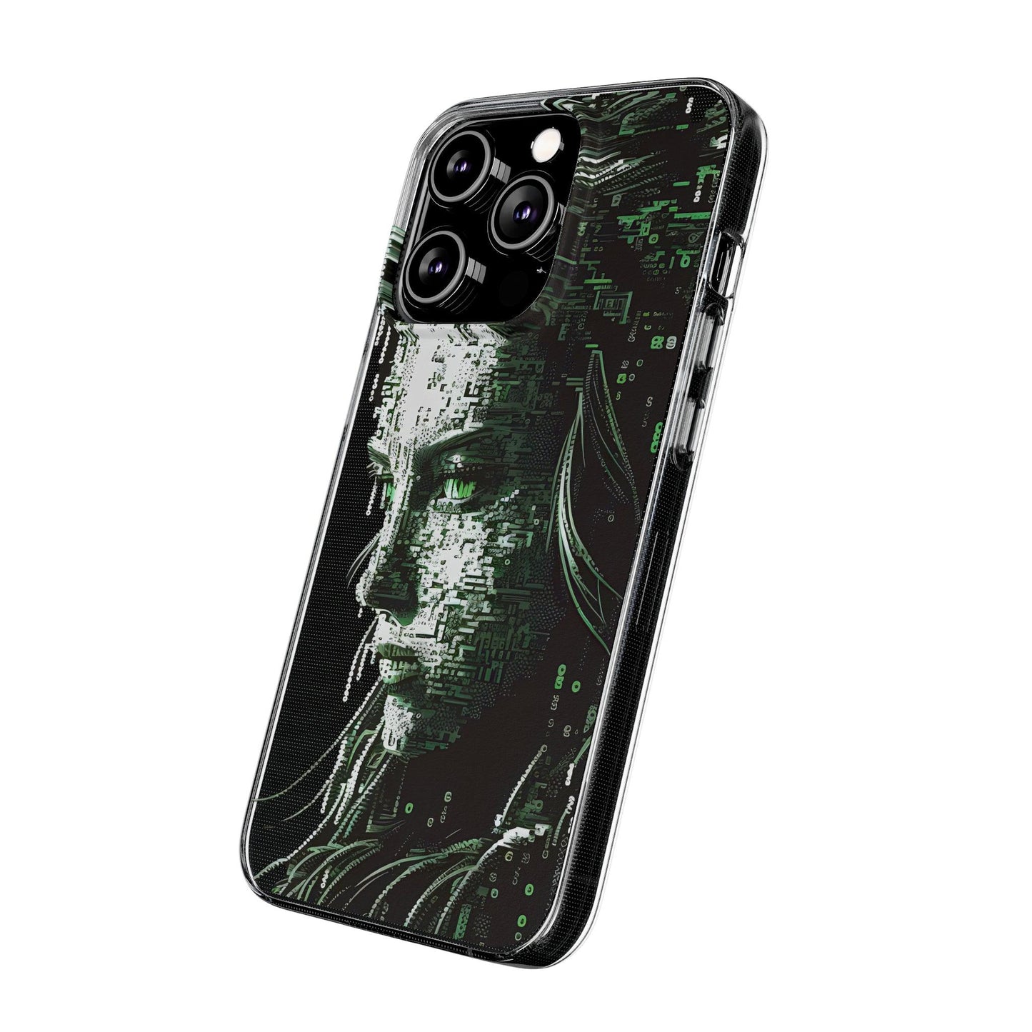AI Girl Transparent Soft Phone Case for Samsung or Iphone - Alchemystics.org
