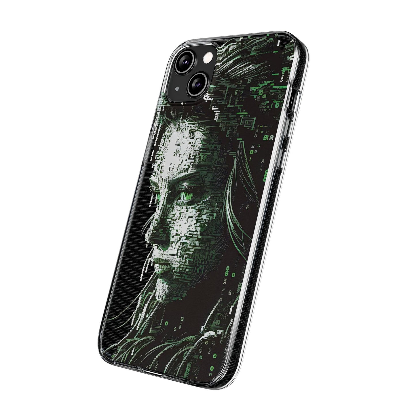 AI Girl Transparent Soft Phone Case for Samsung or Iphone - Alchemystics.org