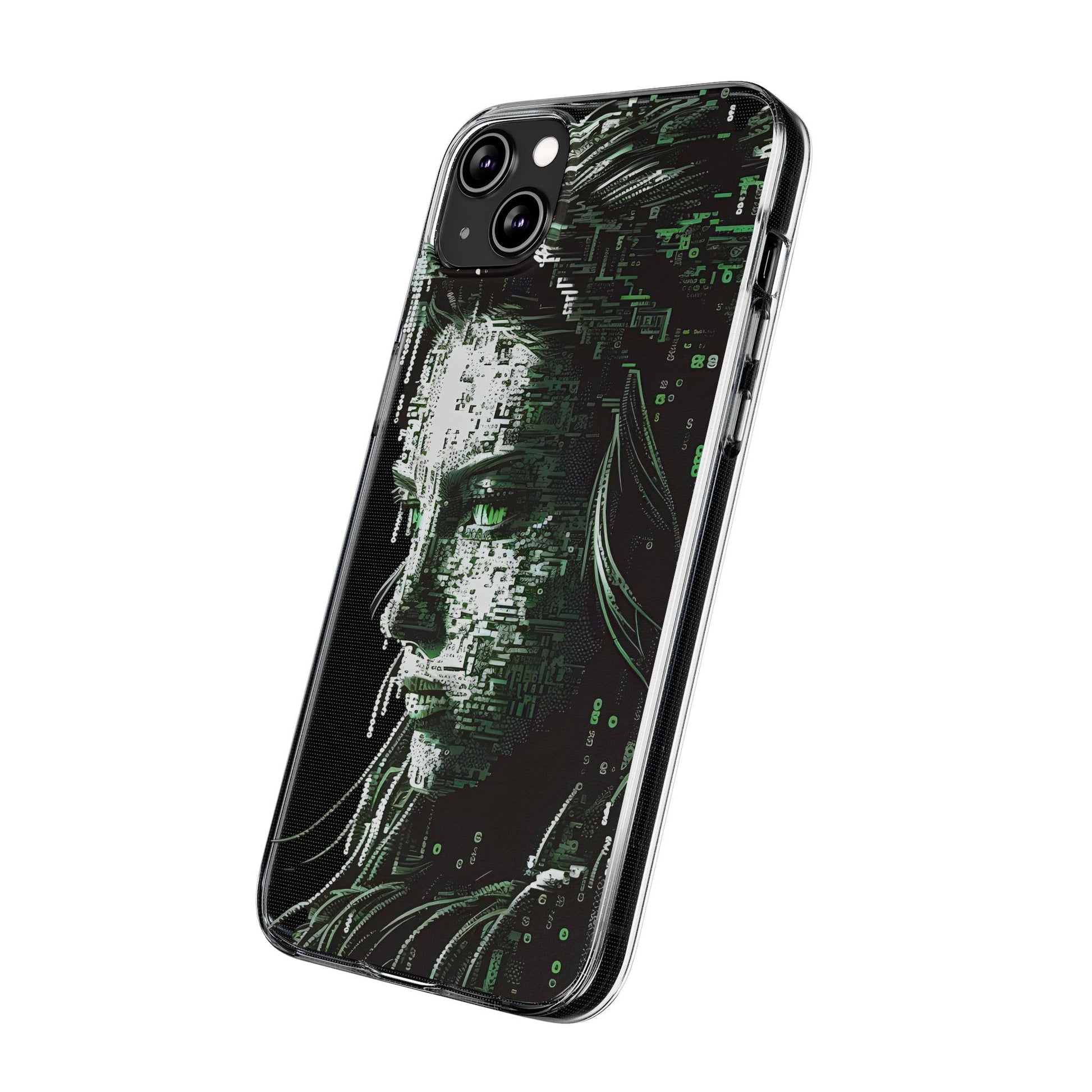 AI Girl Transparent Soft Phone Case for Samsung or Iphone - Alchemystics.org