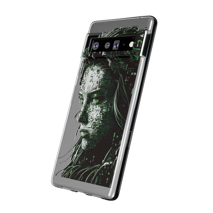AI Girl Transparent Soft Phone Case for Samsung or Iphone - Alchemystics.org