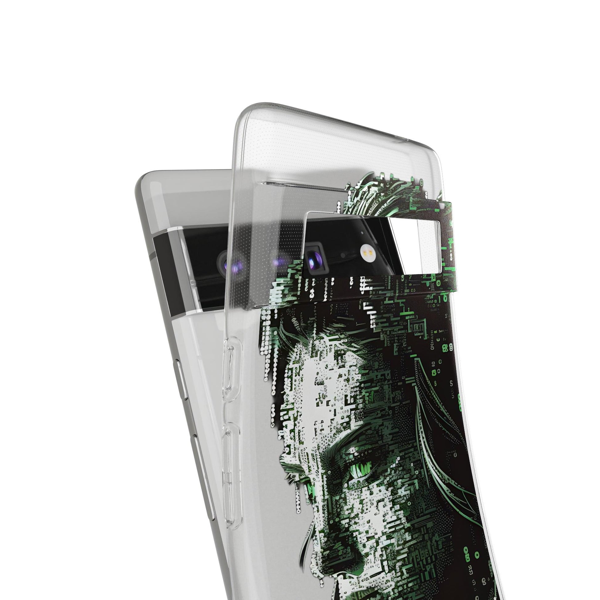 AI Girl Transparent Soft Phone Case for Samsung or Iphone - Alchemystics.org