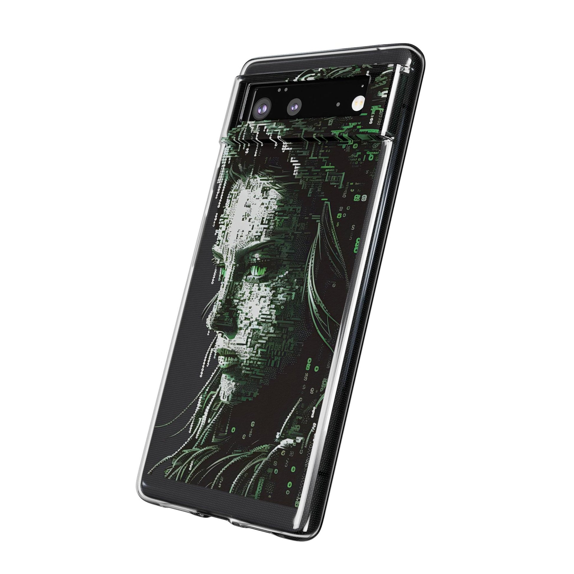 AI Girl Transparent Soft Phone Case for Samsung or Iphone - Alchemystics.org