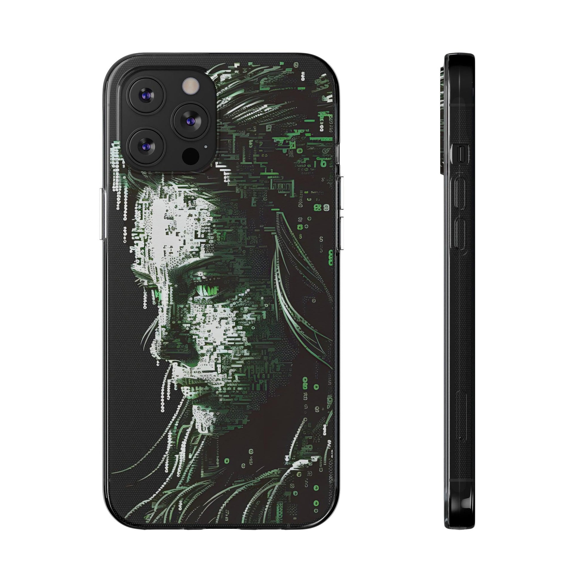 AI Girl Transparent Soft Phone Case for Samsung or Iphone - Alchemystics.org