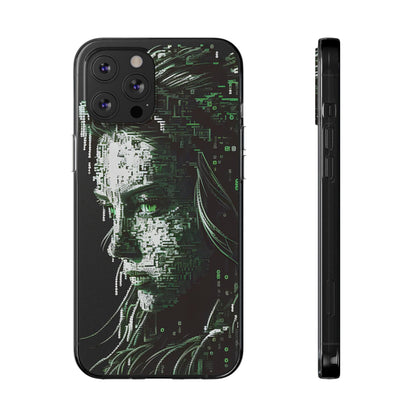 AI Girl Transparent Soft Phone Case for Samsung or Iphone - Alchemystics.org